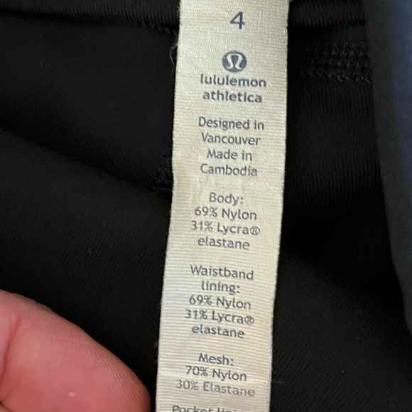 ❣️🖤 LULULEMON Athletica – Legging capri noir taille 4 - Picture 2 of 8